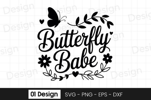 Butterfly Babe Typography SVG PNG Review for Real Embroidery Projects