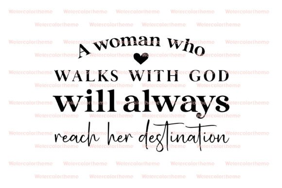 Christian Woman SVG, Walks with God PNG Review for Real Projects