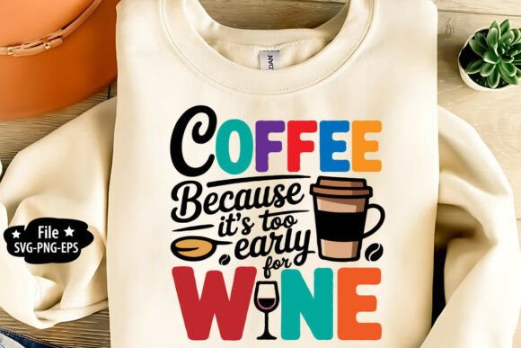 Coffee Before Wine SVG
