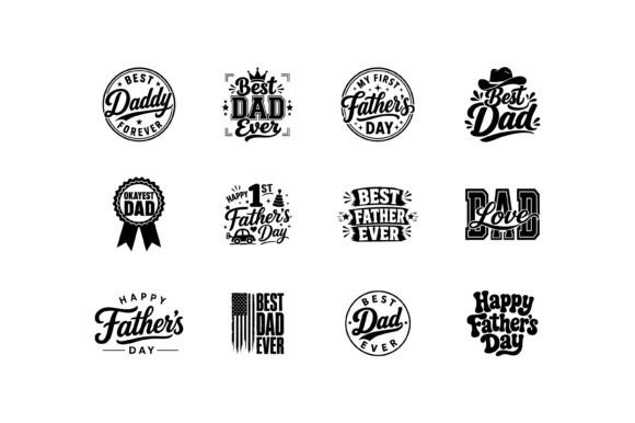 Father’s Day Typography SVG Bundle