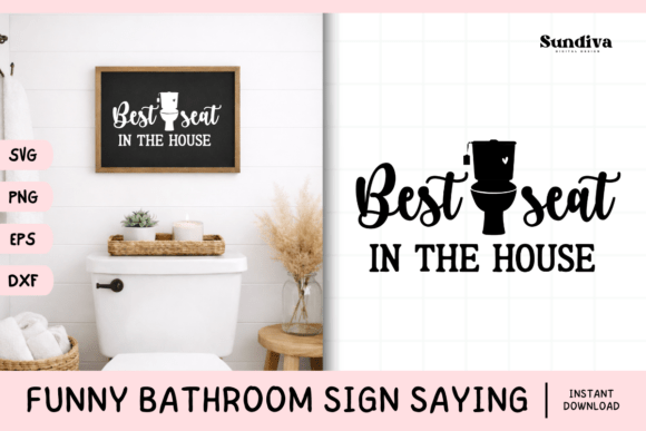 Funny Bathroom Sign Saying SVG 38