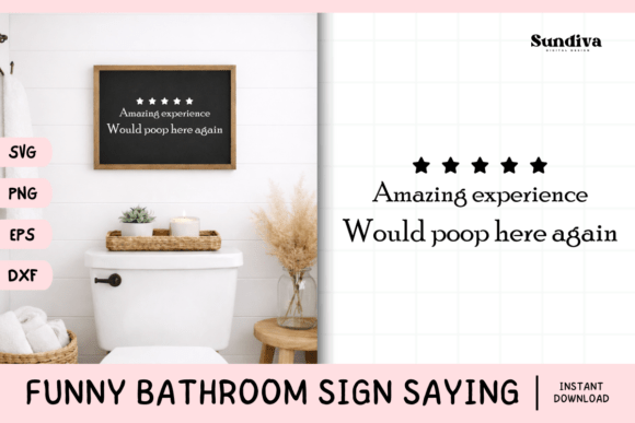 Funny Bathroom Sign Saying SVG 39