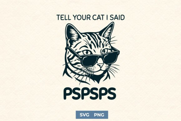 Funny Cat SVG PNG for Sarcastic Shirts