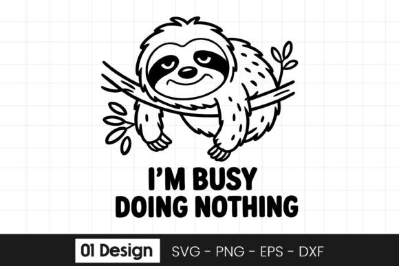 Funny Sloth Busy Doing Nothing SVG PNG: A Real-World Review
