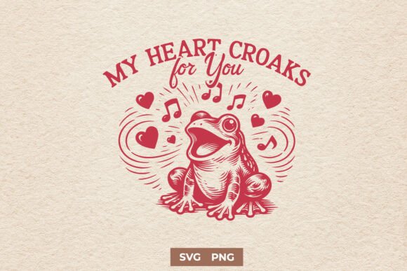 My Heart Croaks for You SVG: A Playful Embroidery Design for Real Projects